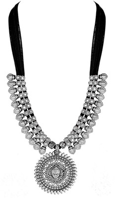 SRK Fashions Oxidised Silver Sterling Silver Grey Jewellery Set(Pack of 1)