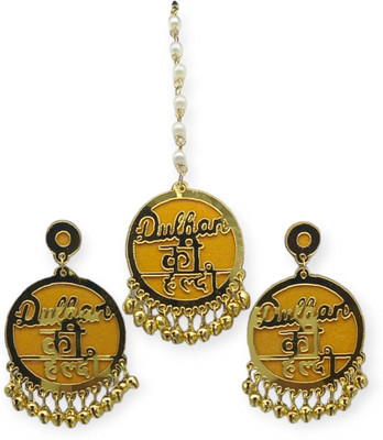 Riya Handcraftejewelry Wood Yellow Jewellery Set(Pack of 1)