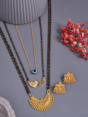 ANOUK Brass Gold-plated Multicolor Jewellery Set(Pack of 1)