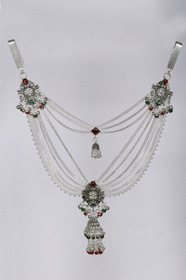 BLISS INTERNTIONAL Brass Sterling Silver Silver Jewellery Set(Pack of 1)