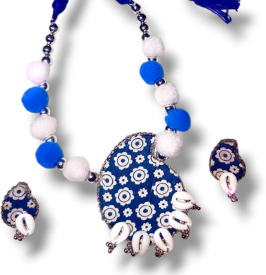 DIPRIYA GALLERY Fabric Multicolor Jewellery Set(Pack of 1)