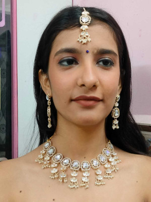 Hs fatio Copper White Jewellery Set(Pack of 1)