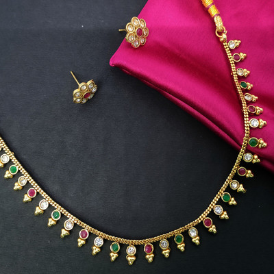 Gilher Copper Multicolor Jewellery Set(Pack of 1)