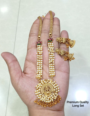 Shilpa Creation Brass Gold-plated Multicolor Jewellery Set(Pack of 1)