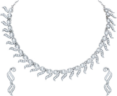 Atasi International Alloy Silver Jewellery Set(Pack of 1)