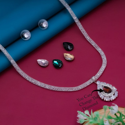 VISITART JEWELLERY Alloy Silver Silver Jewellery Set(Pack of 2)