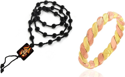 KINGSTYLEIMPEX Dori, Alloy Black, Gold Jewellery Set(Pack of 1)