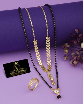 Vraj india Metal Gold-plated Gold Jewellery Set(Pack of 1)