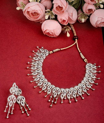 SKG Fashion Store Alloy Gold-plated Gold Jewellery Set(Pack of 1)