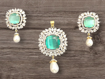 Ashish Jewels Alloy White Jewellery Set(Pack of 2)