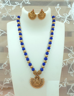 Shilpa Creation Alloy Blue Jewellery Set(Pack of 2)