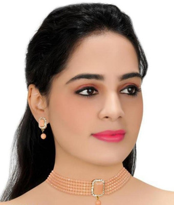 JMBW INTERNATIONAL Alloy Rose Gold Jewellery Set(Pack of 1)