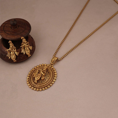 RINAAYAT STUDIO Alloy Gold Jewellery Set(Pack of 1)