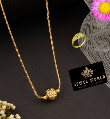 Jewel WORLD Brass, Alloy Gold-plated Gold, Multicolor Jewellery Set(Pack of 1)