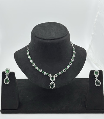 Shree Shyam Stainless Steel Green Jewellery Set(Pack of 1)