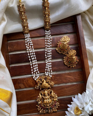 ROFARWORD Brass, Copper Gold-plated Gold Jewellery Set(Pack of 1)