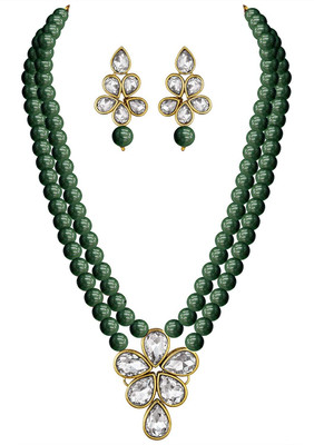 BJ JEWEL Alloy Green Jewellery Set(Pack of 1)