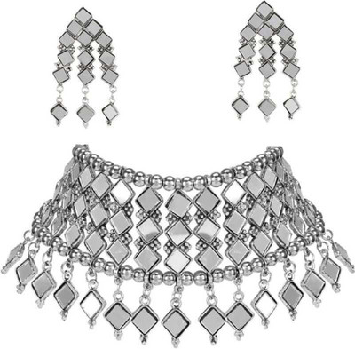 Samridhi DC Alloy Silver Jewellery Set(Pack of 1)
