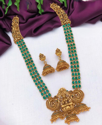 SUNDHA CREATION Copper Gold-plated Multicolor Jewellery Set(Pack of 1)