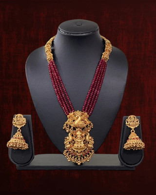 Rangrozo Jewellery Brass, Alloy Gold-plated Gold Jewellery Set(Pack of 1)