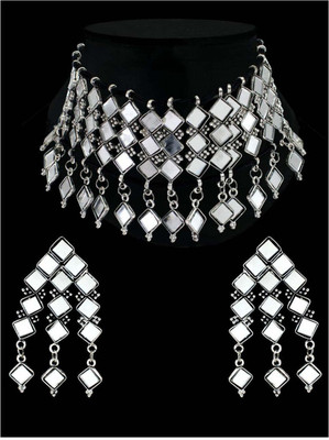 JMBW INTERNATIONAL Alloy Silver Jewellery Set(Pack of 1)