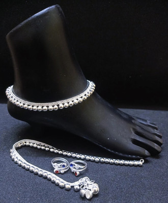 SONU SELECT Alloy Silver Jewellery Set(Pack of 1)