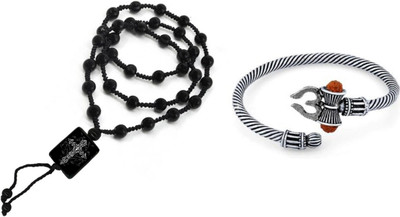 KINGSTYLEIMPEX Dori, Alloy Black, Silver Jewellery Set(Pack of 1)
