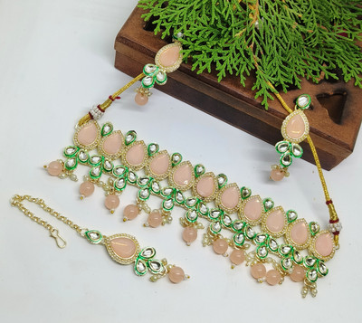 Soniya Crafts Alloy Gold-plated Multicolor Jewellery Set(Pack of 1)