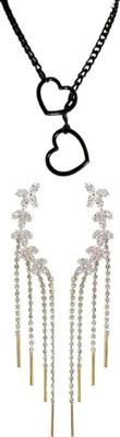 Gauri Fashions Stone Black, Silver Jewellery Set(Pack of 1)