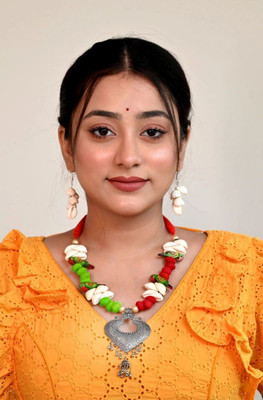 A S enterprize Oxidised Silver Multicolor Jewellery Set(Pack of 1)