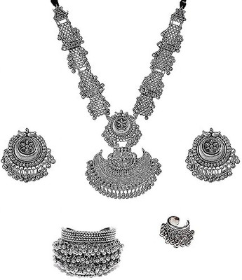SRK Fashions Alloy Silver Jewellery Set(Pack of 5)