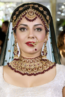 SS IMITATION JEWELLERY Alloy Gold-plated Maroon Jewellery Set(Pack of 4)