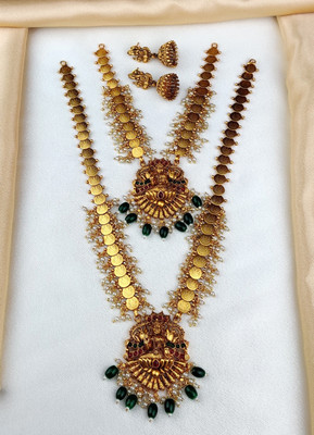 Orbis Alloy Gold-plated Multicolor Jewellery Set(Pack of 1)