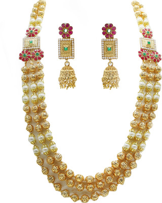 VIVA VIRAL Copper Gold-plated Gold Jewellery Set(Pack of 1)