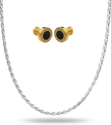 Vipunj Alloy, Stainless Steel Gold-plated, Sterling Silver Gold, Silver Jewellery Set(Pack of 3)