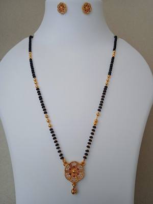 MADHURAM FASHION Brass Gold-plated Gold Jewellery Set(Pack of 1)