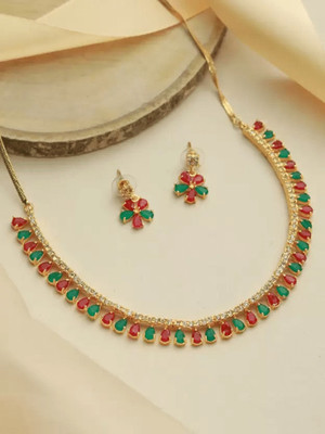 Opus Gems Alloy Multicolor Jewellery Set(Pack of 1)