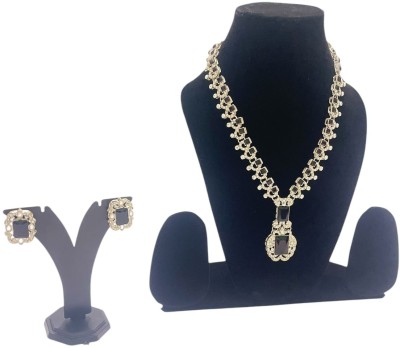 Ayansss enterprises Stone Sterling Silver, Silver Black Jewellery Set(Pack of 1)