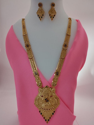 Chehar Fashion World Stone Gold-plated Gold Jewellery Set(Pack of 1)