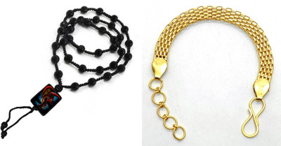 Dynamic Retail Global Dori, Alloy Black, Gold Jewellery Set(Pack of 1)