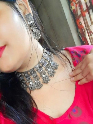 Samridhi DC Oxidised Silver, Alloy Silver Jewellery Set(Pack of 1)