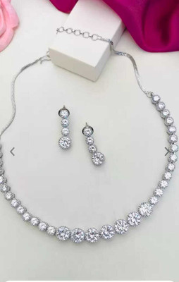 Riti creation Brass Silver Silver Jewellery Set(Pack of 1)