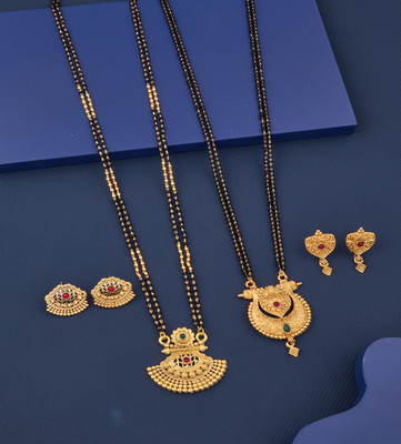 evashoppy Copper Gold-plated Gold Jewellery Set(Pack of 1)