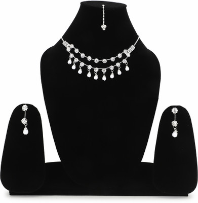 Pampy Angel Alloy Gold-plated Silver Jewellery Set(Pack of 1)