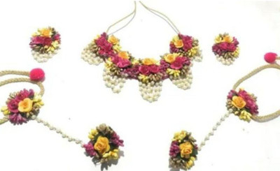 Arihant Shop Fabric Multicolor Jewellery Set(Pack of 1)