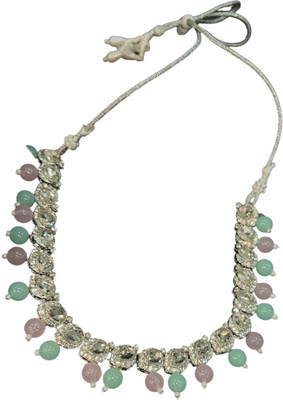 Toa Jewels Alloy Rhodium Multicolor Jewellery Set(Pack of 3)