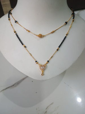 RDH Jewellery Stainless Steel Gold-plated Gold, Black Jewellery Set(Pack of 2)