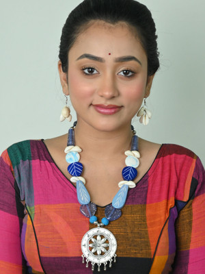 A S enterprize Oxidised Silver Multicolor Jewellery Set(Pack of 1)