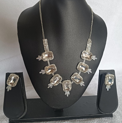 Anjani fashion Alloy Rose Gold Jewellery Set(Pack of 1)