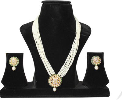 Nifty Mother of Pearl Gold-plated White Jewellery Set(Pack of 1)